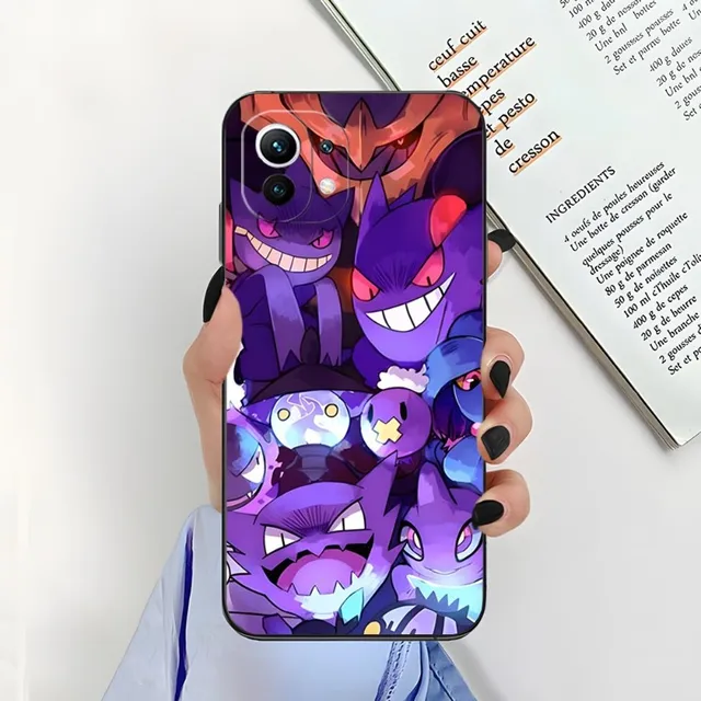 Jogo Anime Pokemon Pikachu Roxo Gengar Psyduck Capa Estampa Para Redmi Note  7 8 9 10 11 Pro 9A 9C 10A Desenho Fofo De Celular Em Silicone Transparente  - Corre Que Ta Baratinho