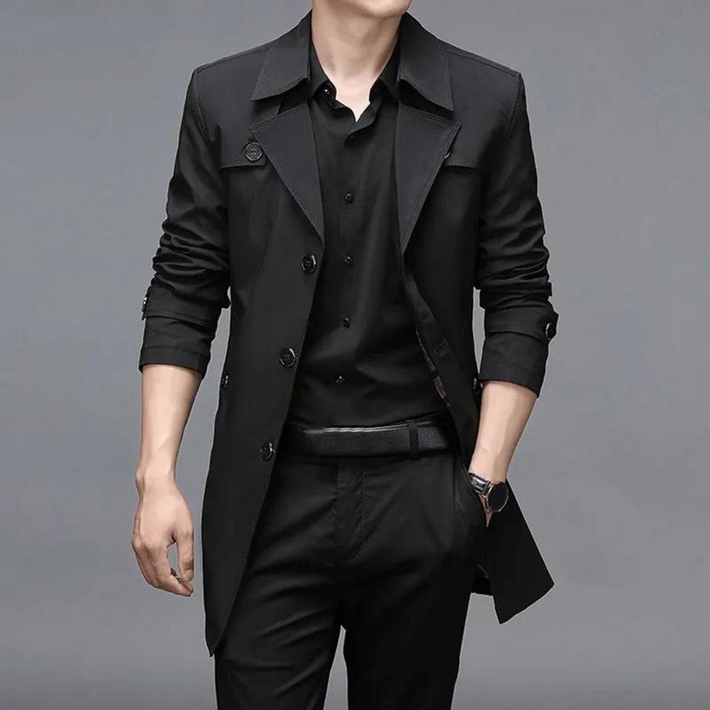 Title 10, New Spring Men Trench Fashion England Style Lon...