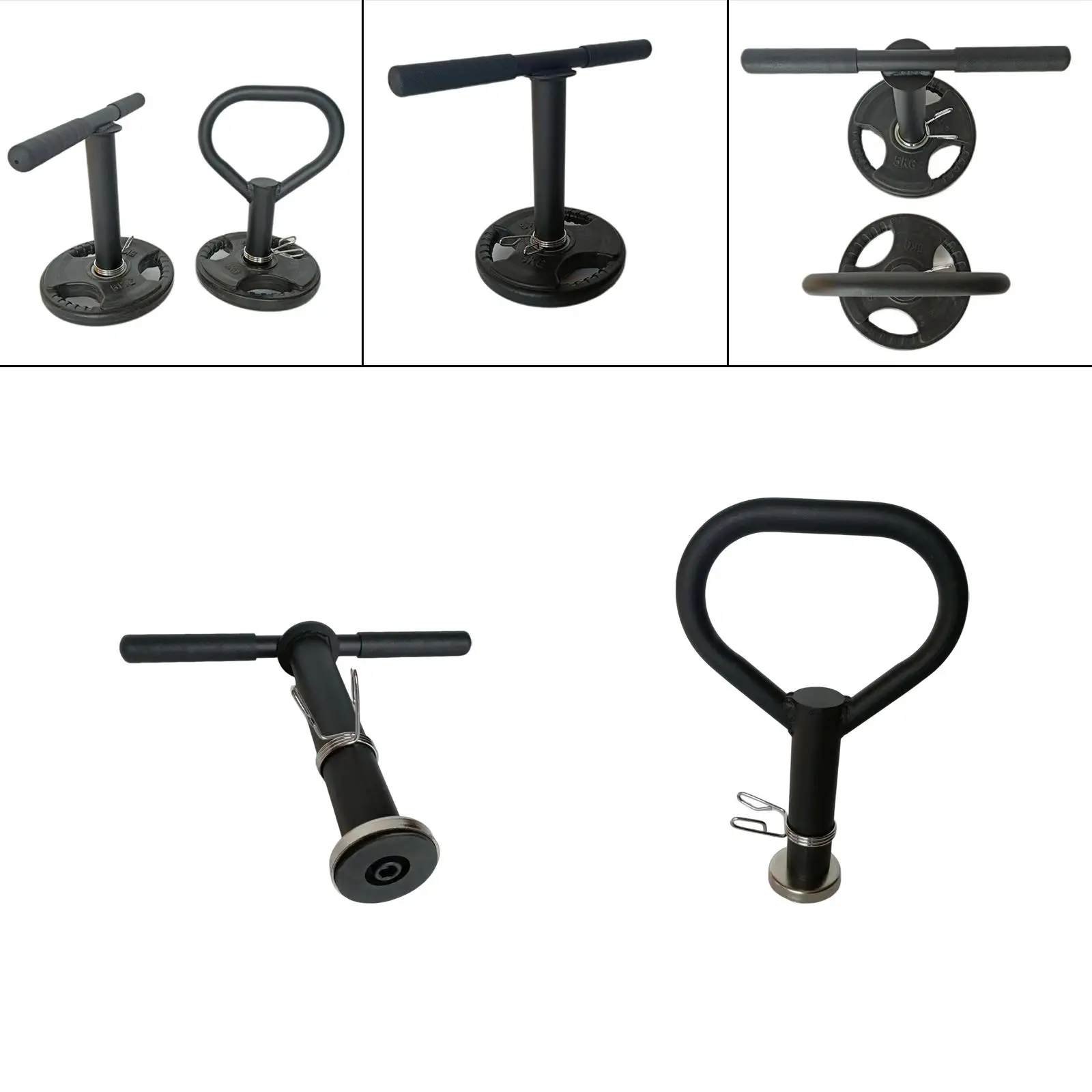 Removable Kettlebell Handle Equipment Supplies Multifunction Durable with Tool Professional Comfortable for Gym Sports Push up