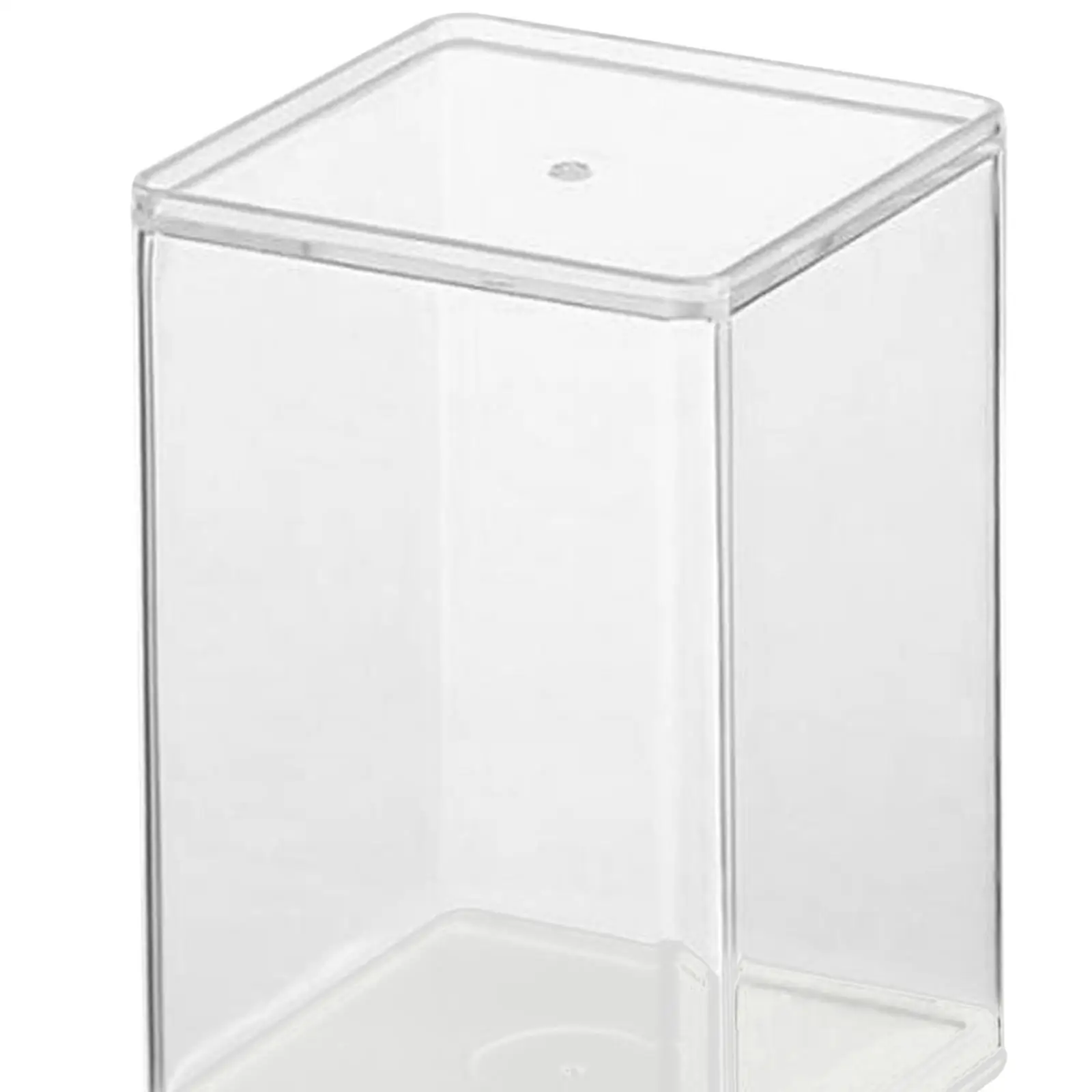 Clear Acrylic Display Case Shelves Free Standing Dustproof Stand Protection Dust Cabinet Storage Box for Collectibles Toys Kids