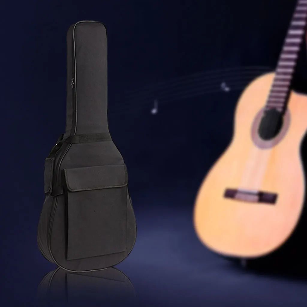 Electric Acoustic Guitar Bag  Waterproof Soft Case for storage Travel Carrying Strap