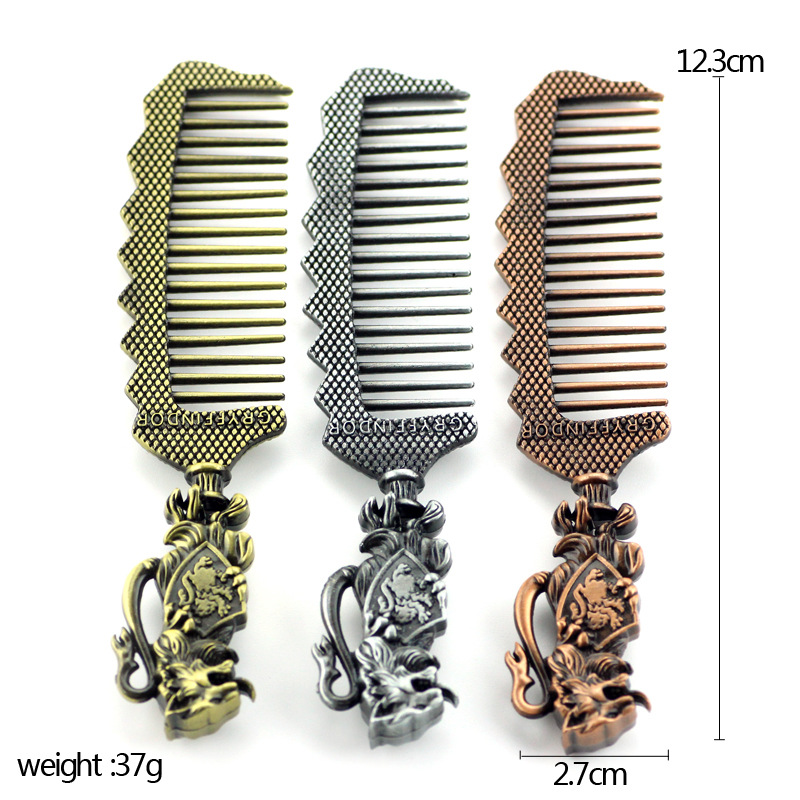 HOT New Male Lion Style Retro Comb Gryffindor Ravenclaw College Style Ravenclaw Comb Gift Articles for Daily Use · v2