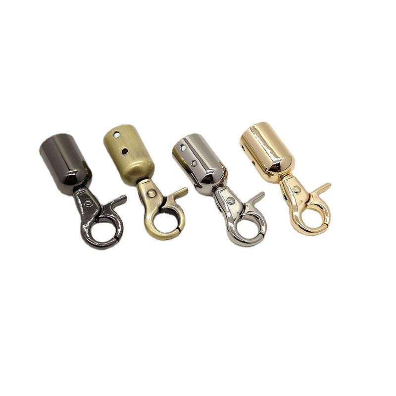 Taschengurte, Verbindungsaufhänger, Metallschnallen für Taschen, Quastenkappe, Verschluss, Handtaschengurt, Stopper, Kordelhaken, Handtaschen-Hardware-Zubehör – Detail 5