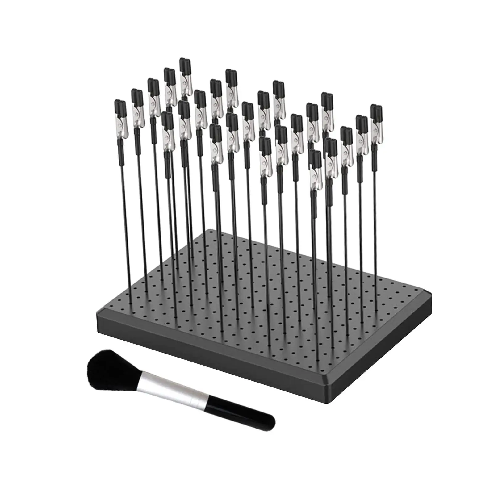 Painting Stand Base Holder and 10Pcs Alligator Clip Sticks Set Fit Exactly No Wobble Multipurpose Professional Modeling Tool