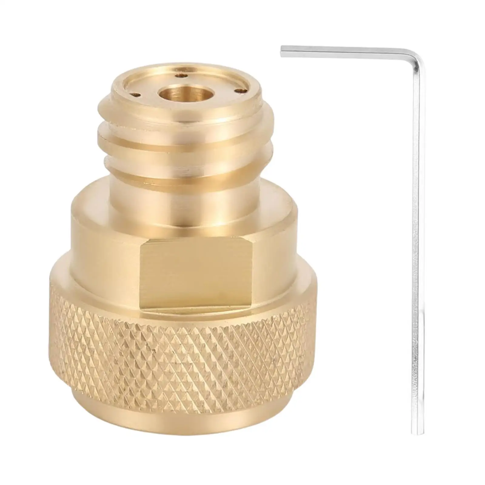 Brass CO2 Converter Adapter Tank Canister Conversion for Soda Machine