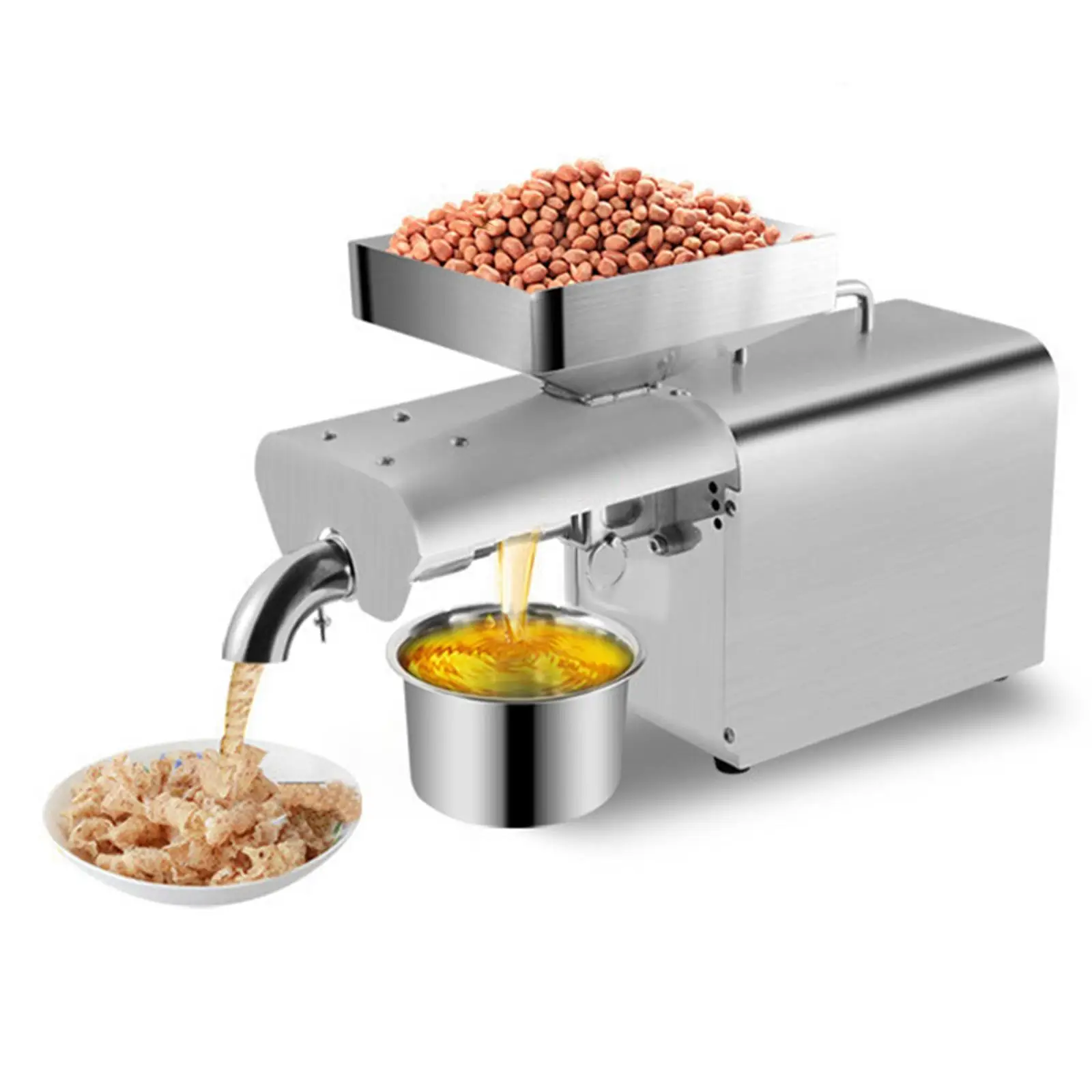 Oil Presser Pressing Machine Portable 500W for Almond Powder Rapeseed Walnut