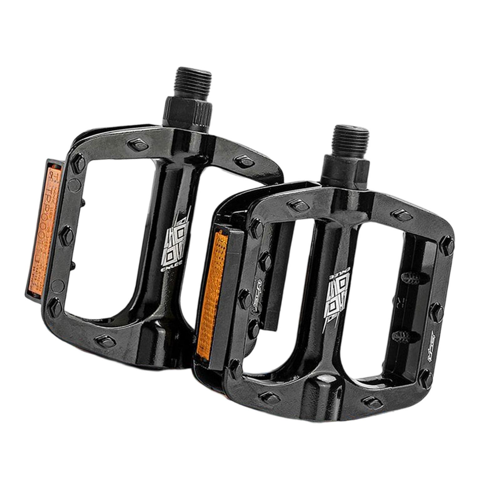 Aluminum Alloy Bike Pedals Hollow Out Non Slip Durable Lightweight Platform