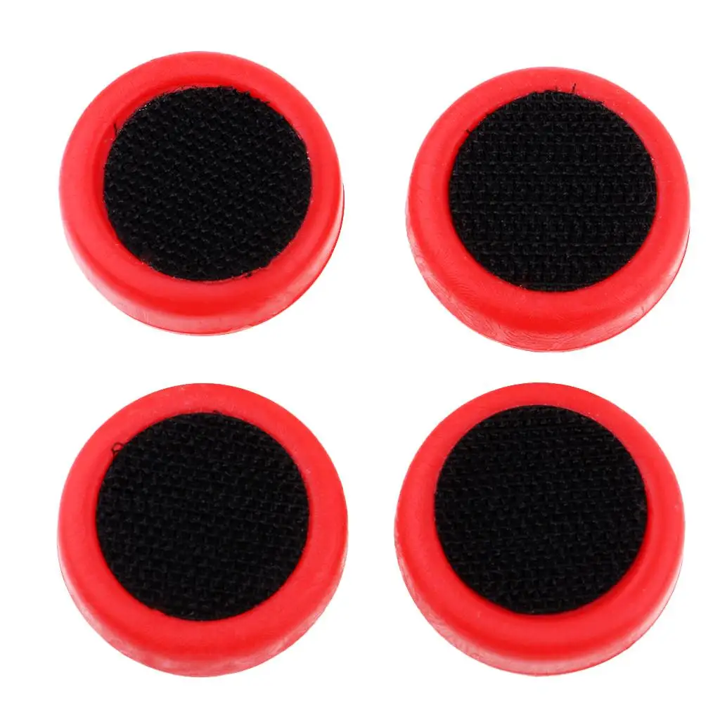 4 Piece Replacement Sliding Block for Longboard Skateboard  Red