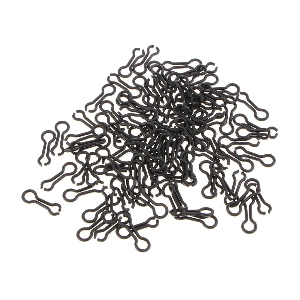 100pcs Count Size S / L Fishing Sinker Eyes - Eyelets for Lead Weight Molds