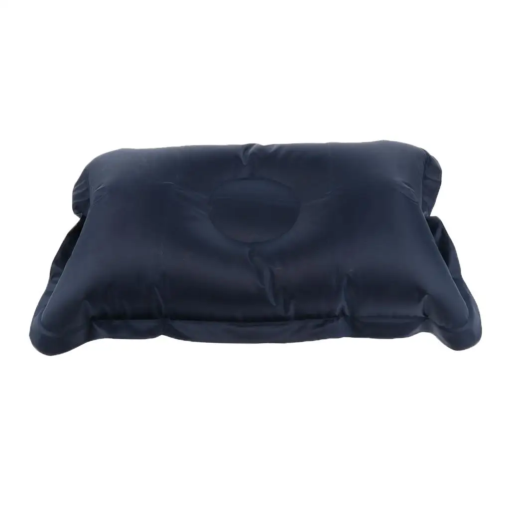 Portable Lightweight Comfortable Soft Inflatable  Camping Pillow Neck  Support 47 x 25 x 10cm
