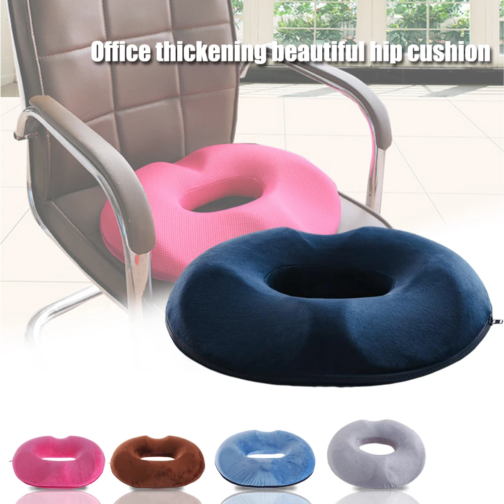bench cushions Tailbone Pain Hollowed Out High Density PU Foam Donuts Shape Shaping Seat Cushion Hemorrhoid Treat Sciatica Relief Hip Up chair cushions