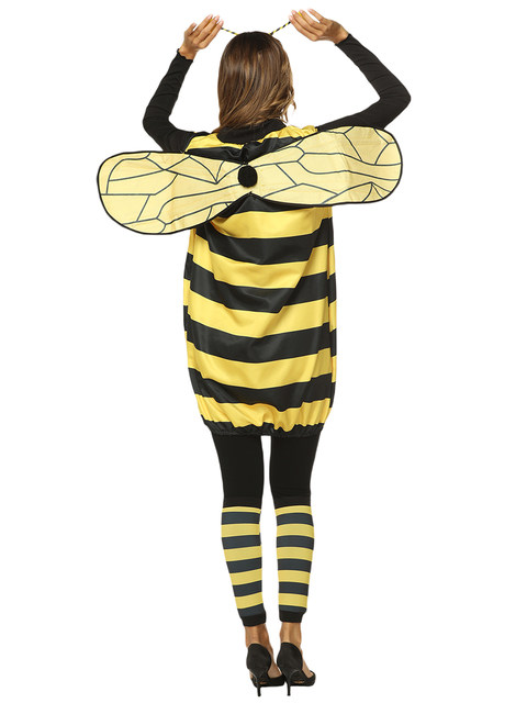 ArtCreativity Bee Costume for Kids, Honeybee Costume Set with 1 Pair of Wings and Antenna Headband, Cute Halloween Costume for Girls and Boys, Fun