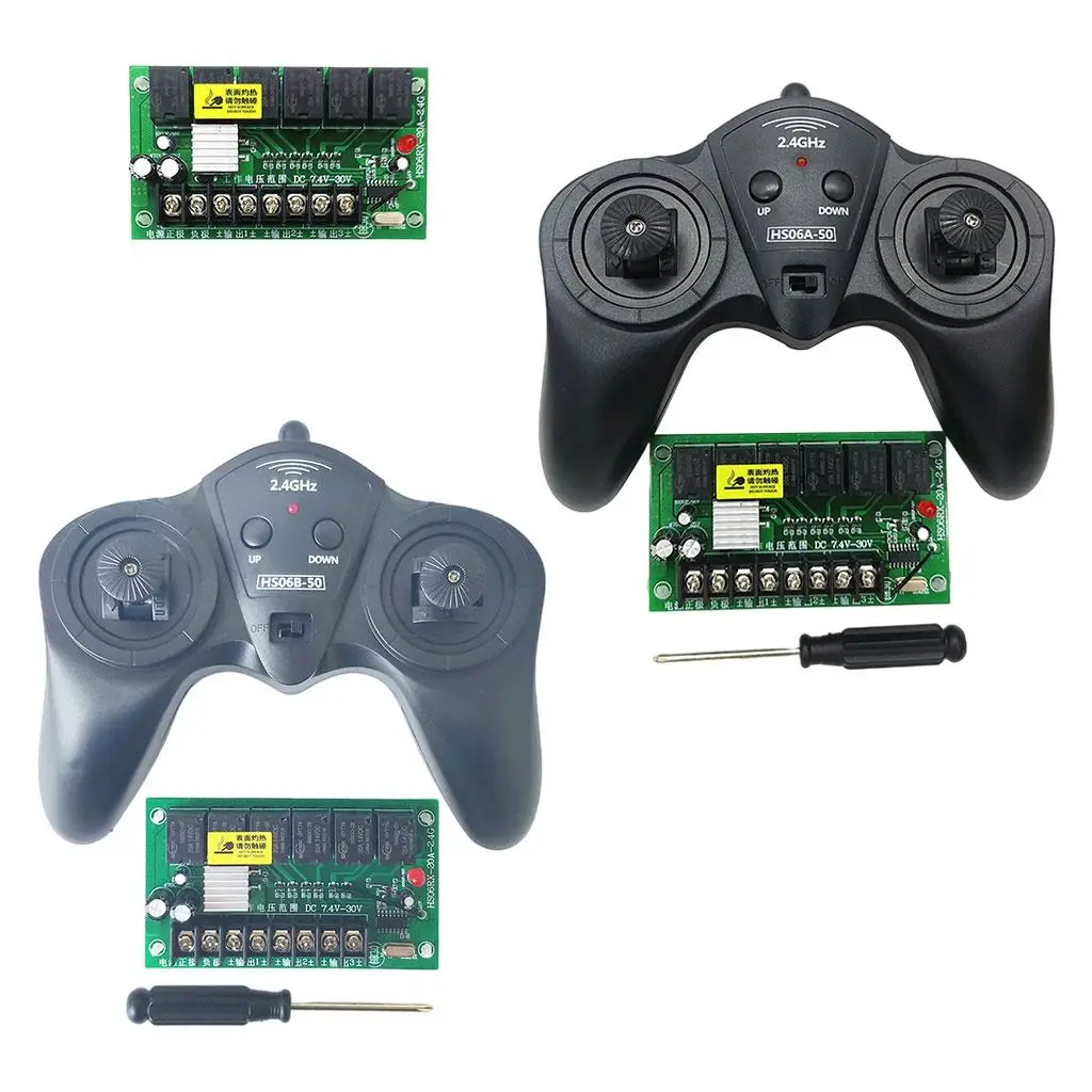 6-Channel High Power   RC Remote Controller Receiving Module Parts, 7.4V-30V, DIY RC Toys Accs