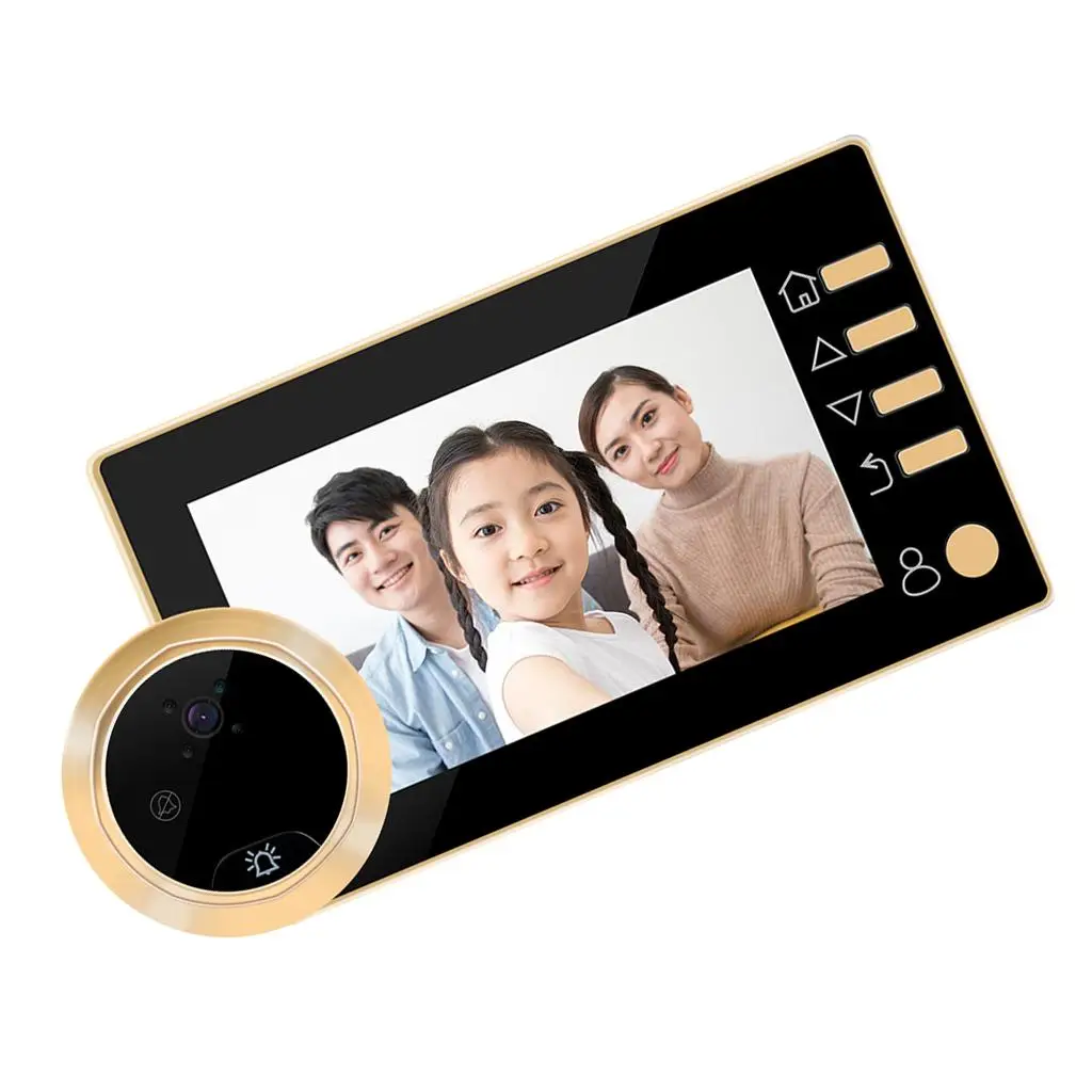 Battery Power Operated HD Video Camera Home  Door Camera 2 Colors