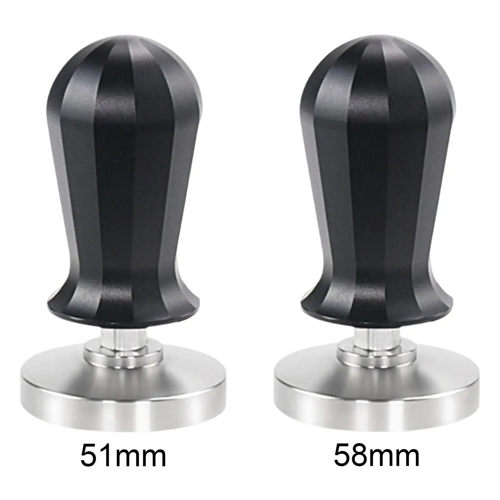 Calibrated Coffee Tamper with Calibrated Spring Loaded Coffee Bean Press