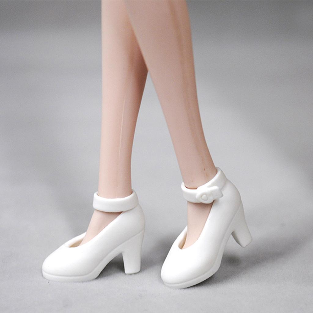 1:6 Fashionable BJD Shoes Plastic High Heel Shoes for BB Blythe SD Dress up Outfits Accs Girl Doll