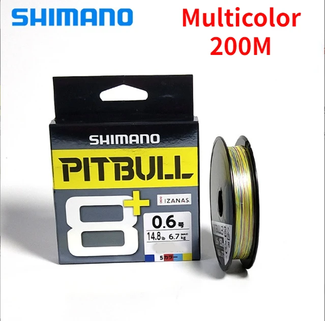 SHIMANO PITBULL 8+fishing Line 150M 200M 8-strand Pink Multi-wire