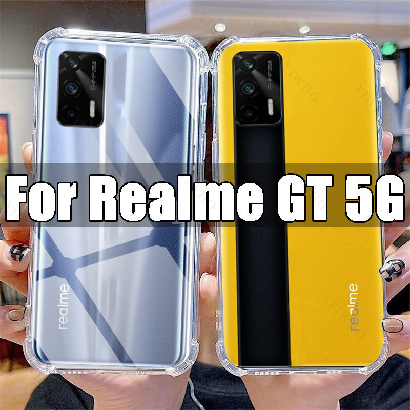 Klare Handyhülle für Realme GT 5G, transparente TPU-Hülle, Realme G T RealmeGT 6,43 Zoll RMX2202, stoßfeste, kratzfeste Abdeckungen – Detail 1