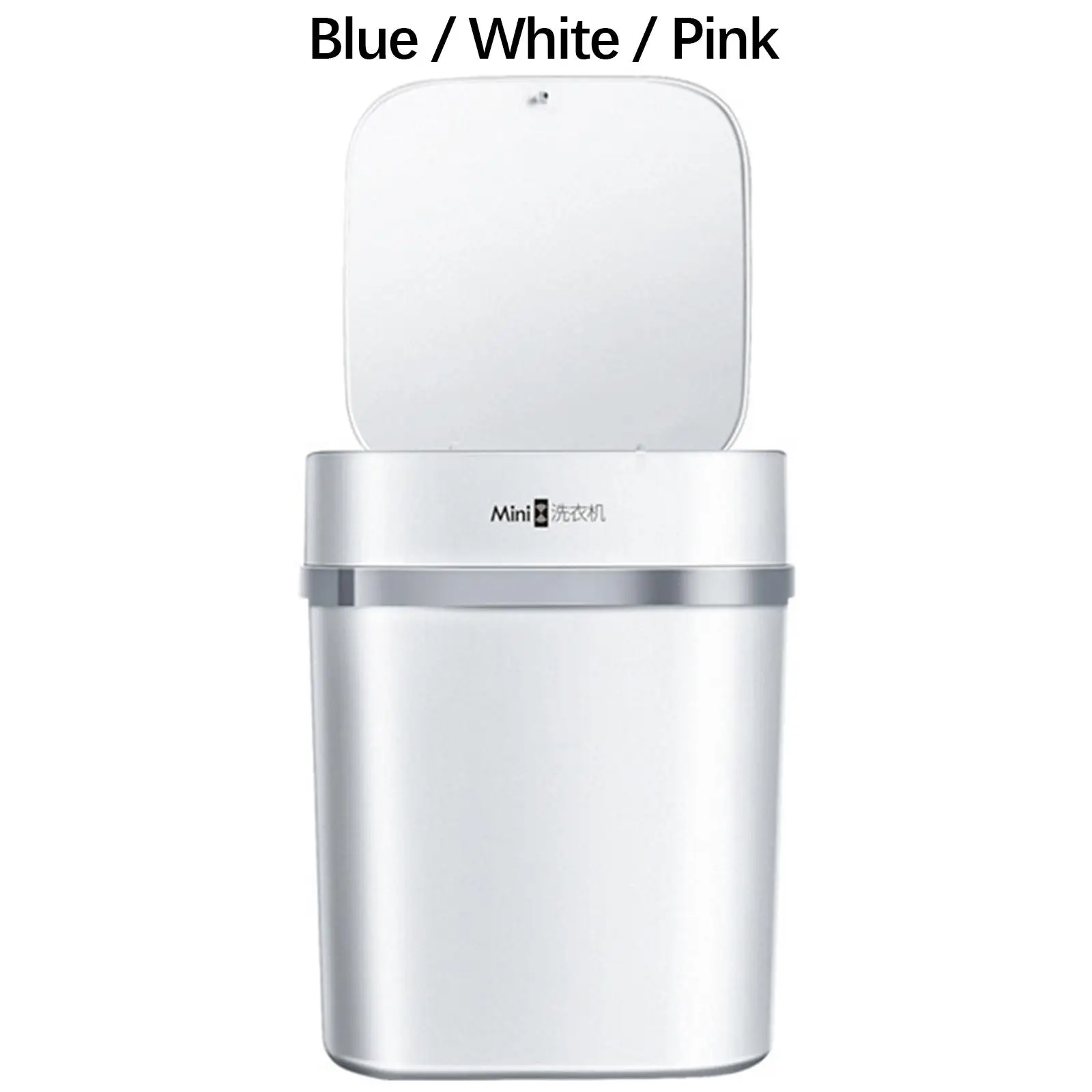 USB Type Underwear Mini Washing Machine 10L Automatic Clothes Washing Bucket for Trip Business Camping Laundry Travel
