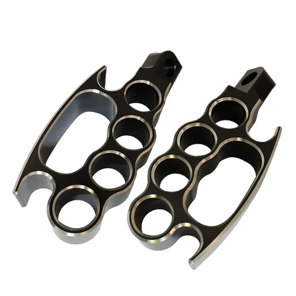 2Pcs Flying Knuckle Foot Pegs Footpegs Custom Pedal For Harley XL  