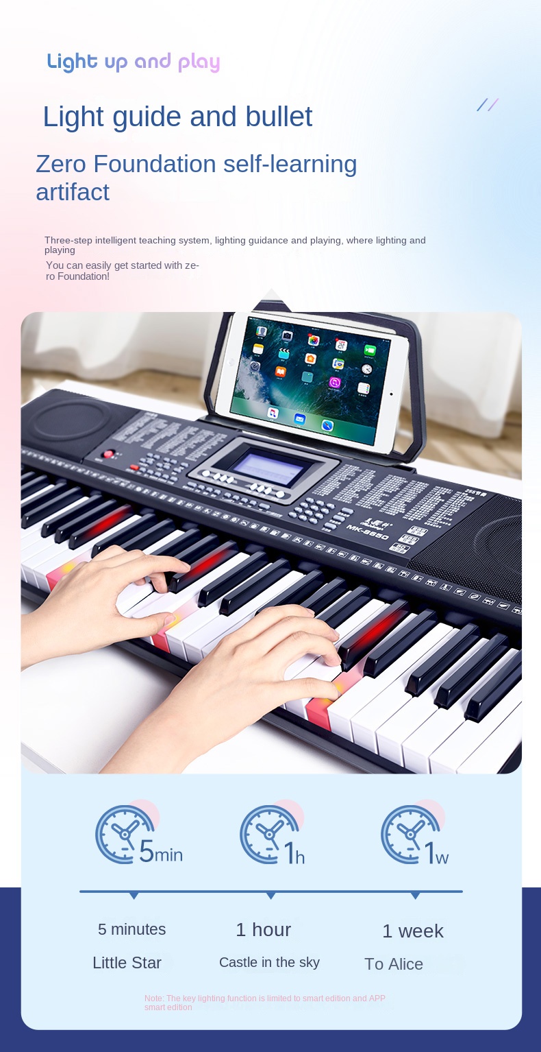 Title 17, Electronic Organ Adults Children Beginners 61 K...