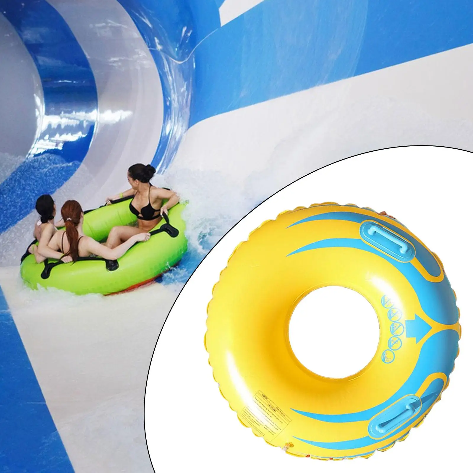 Floats Pool Tubes Swimming Rings Inflatable Pool Rafts Lightweight Swim Tubes Rings for Beach Summer Swimming Pool Lakes Outdoor