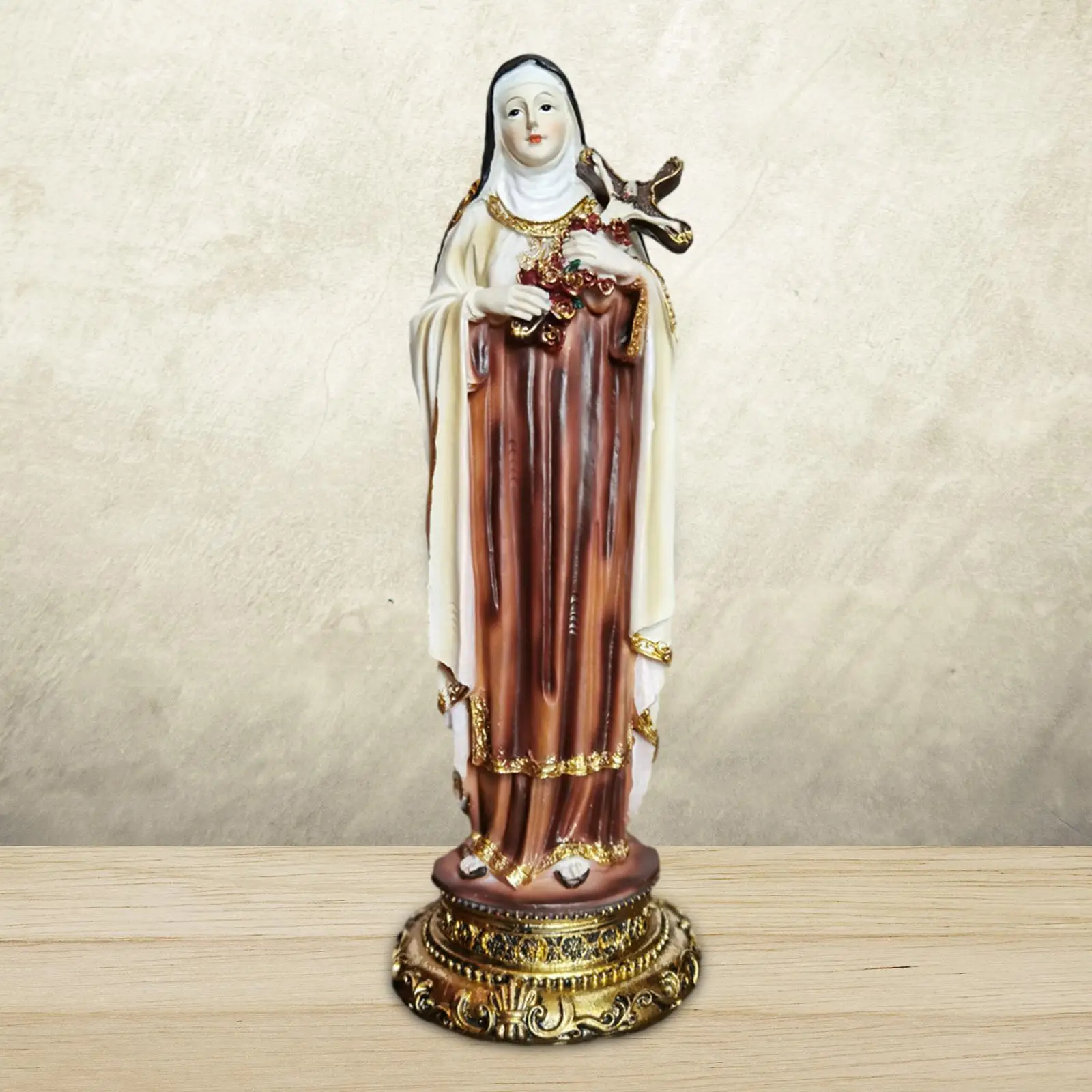 Religious Figurine Traditional Collectible Figurine for Office Bedroom Hotel