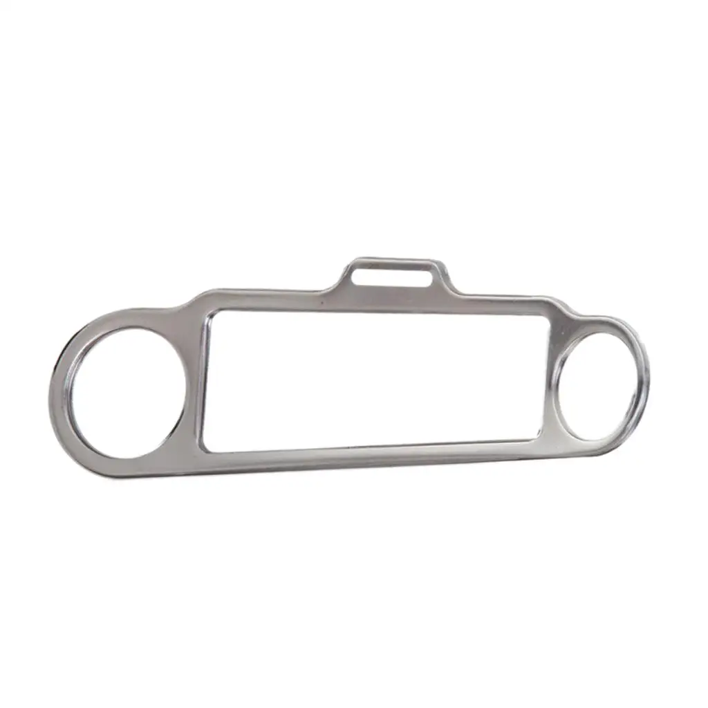 Silver Motorcycle Meter  Instrument Guage Cover for     Touring 