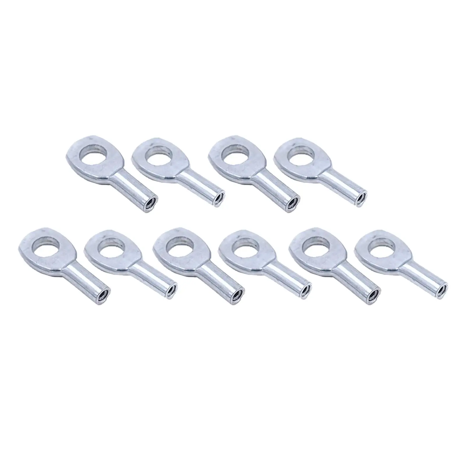 10 Pcs Steel Wire Rope Eyelets Accessories Terminals Wire Rope 2mm