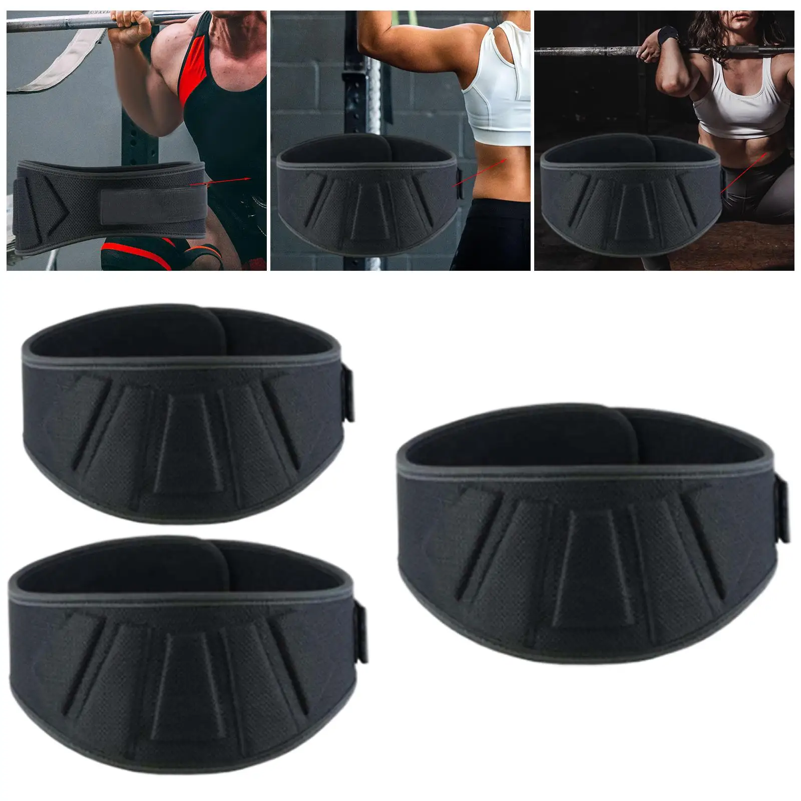Weight Lifting Belt, Comfortable Durable, Lower  for Squats, Deadlifts, Gym