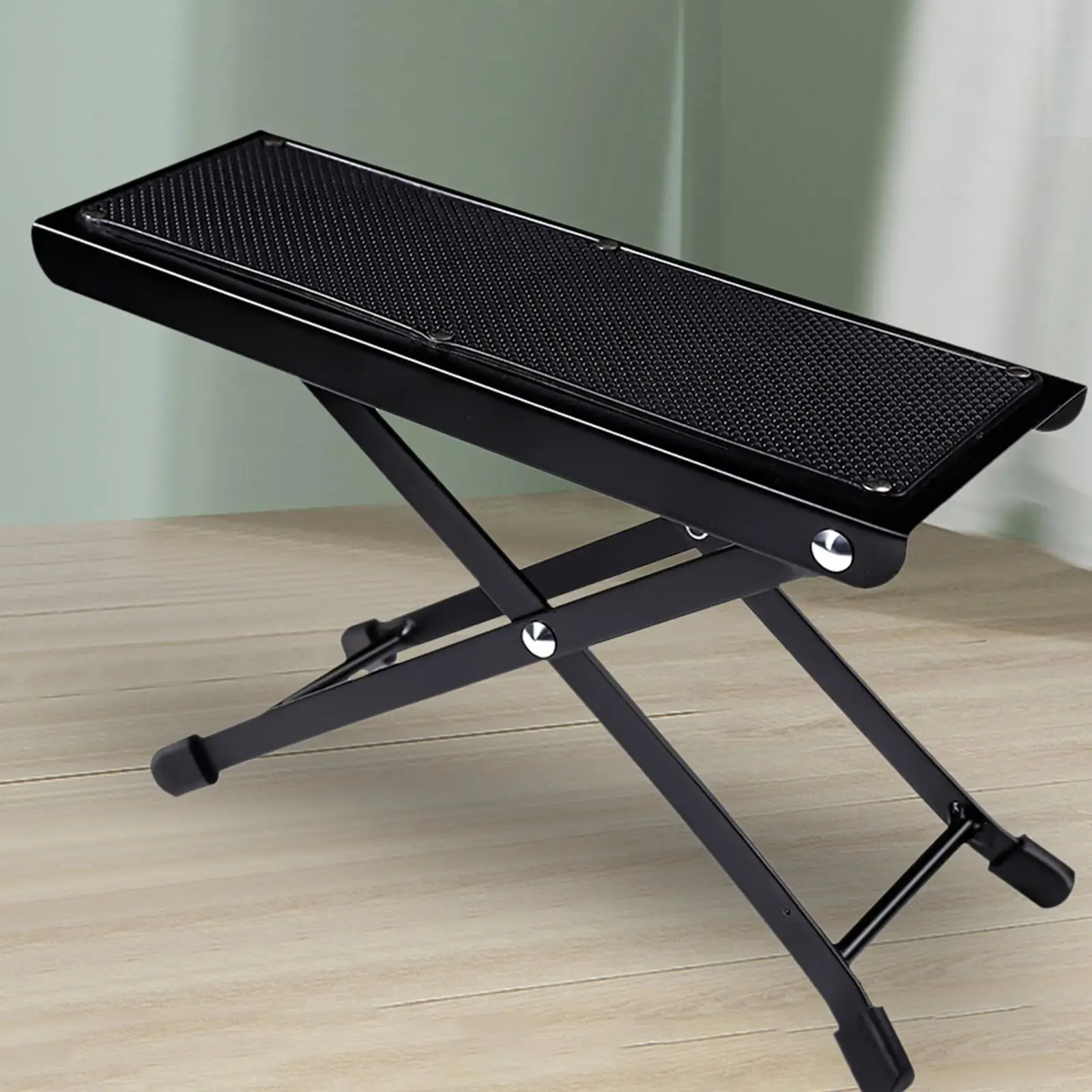 Pedicure Desk Footrest Bathroom Folding Guitar Footstool for Nail Technician