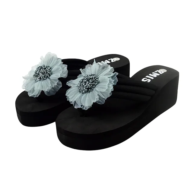 Women Slippers Flower Beach Ladies Slippers Flip Flops Beach Shoes Sandals  Slippers 