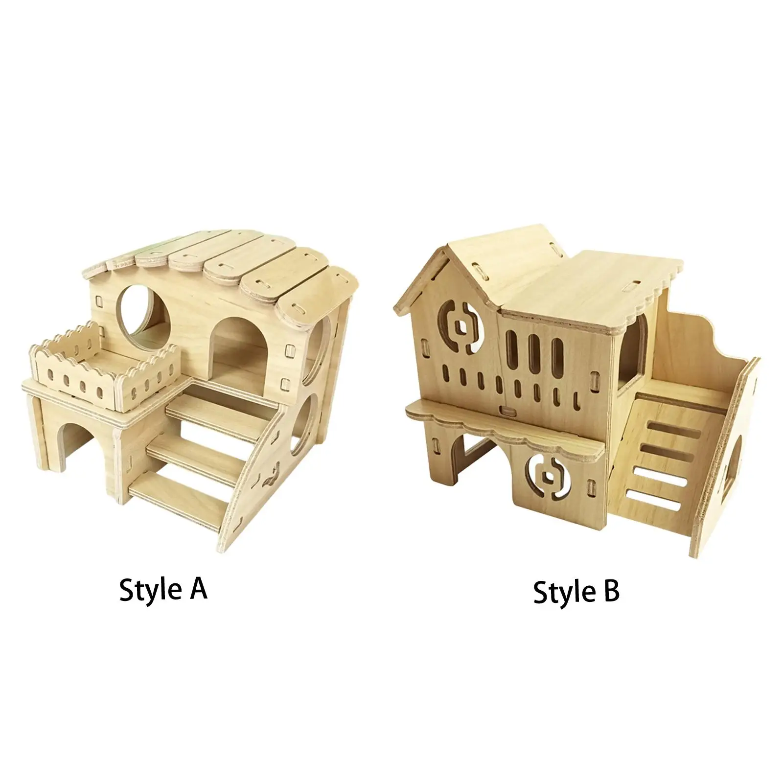 Small Pet Castle Home Small Animal Habitat Decor Washable Hamster Hideaway for