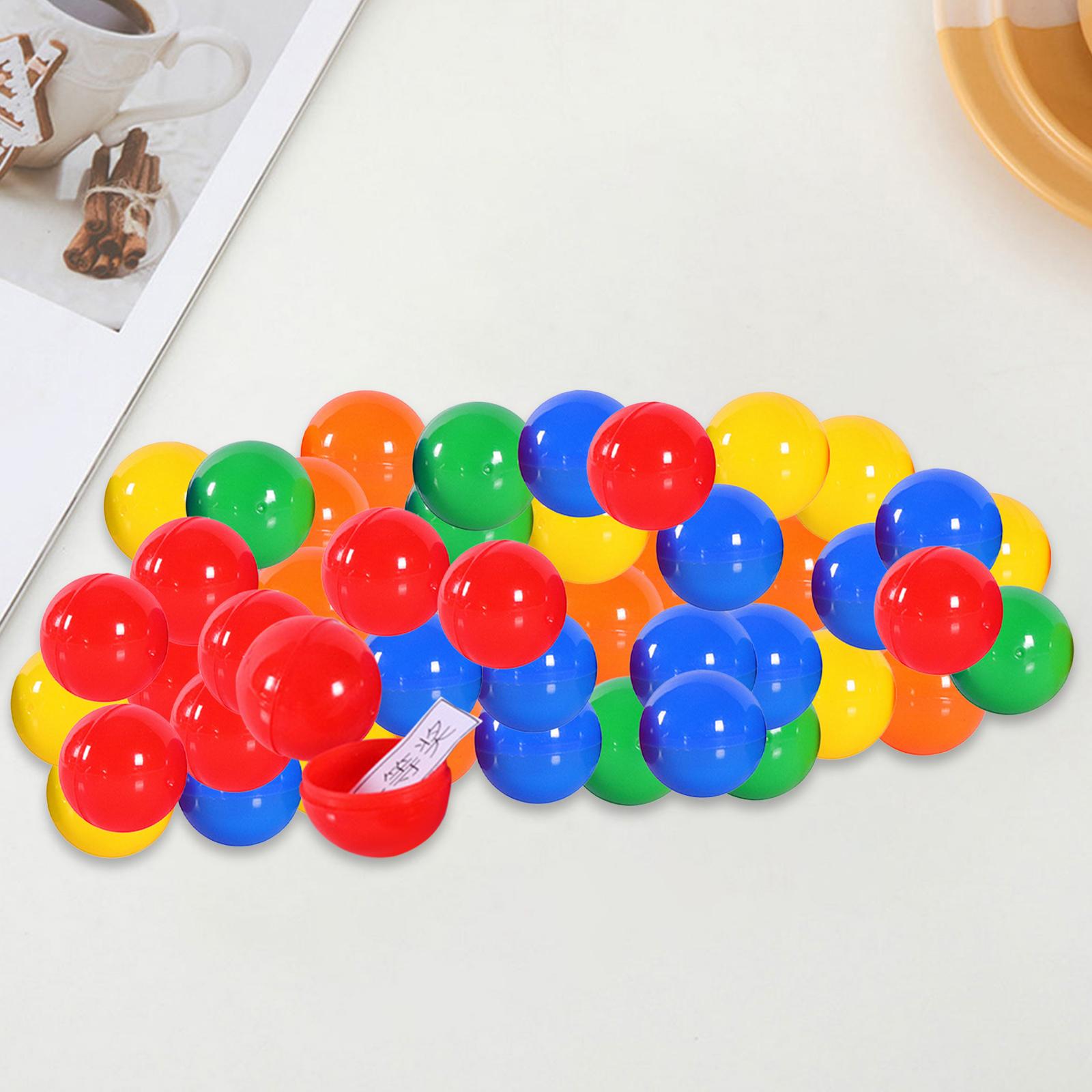 50Pcs Bingo Ball Durable Equipment Lottery Balls for Company Birthday Family