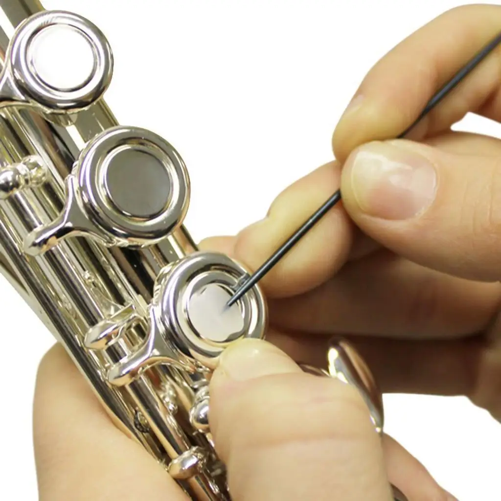 10pcs Flute Open Hole Plugs Silicone Flute Repair Parts Woodwind Instrument Accessory