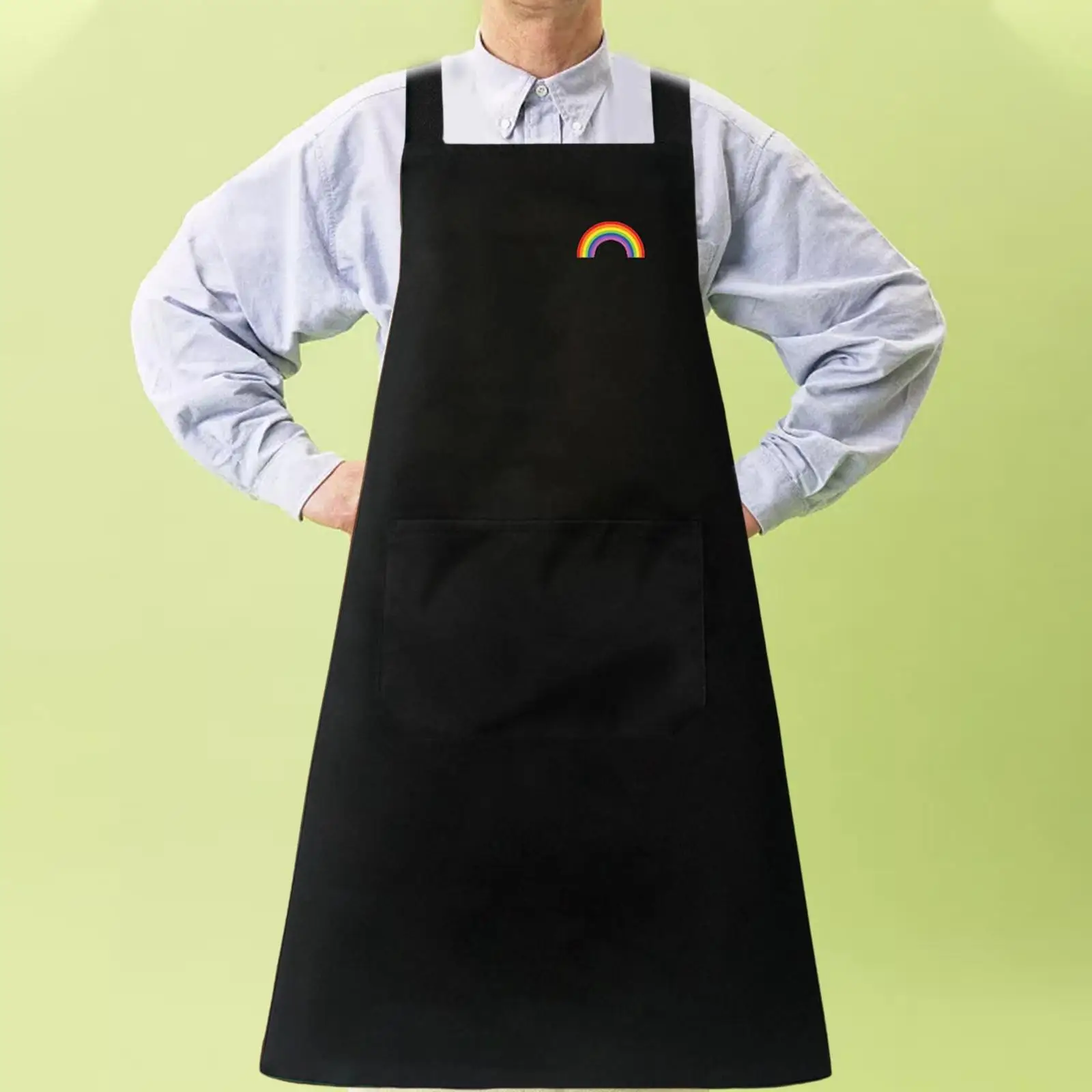 Kitchen apron with Pockets Adjustable Waterproof Bib Chef apron for Kitchen Garden Barbeque Chefs Restaurants