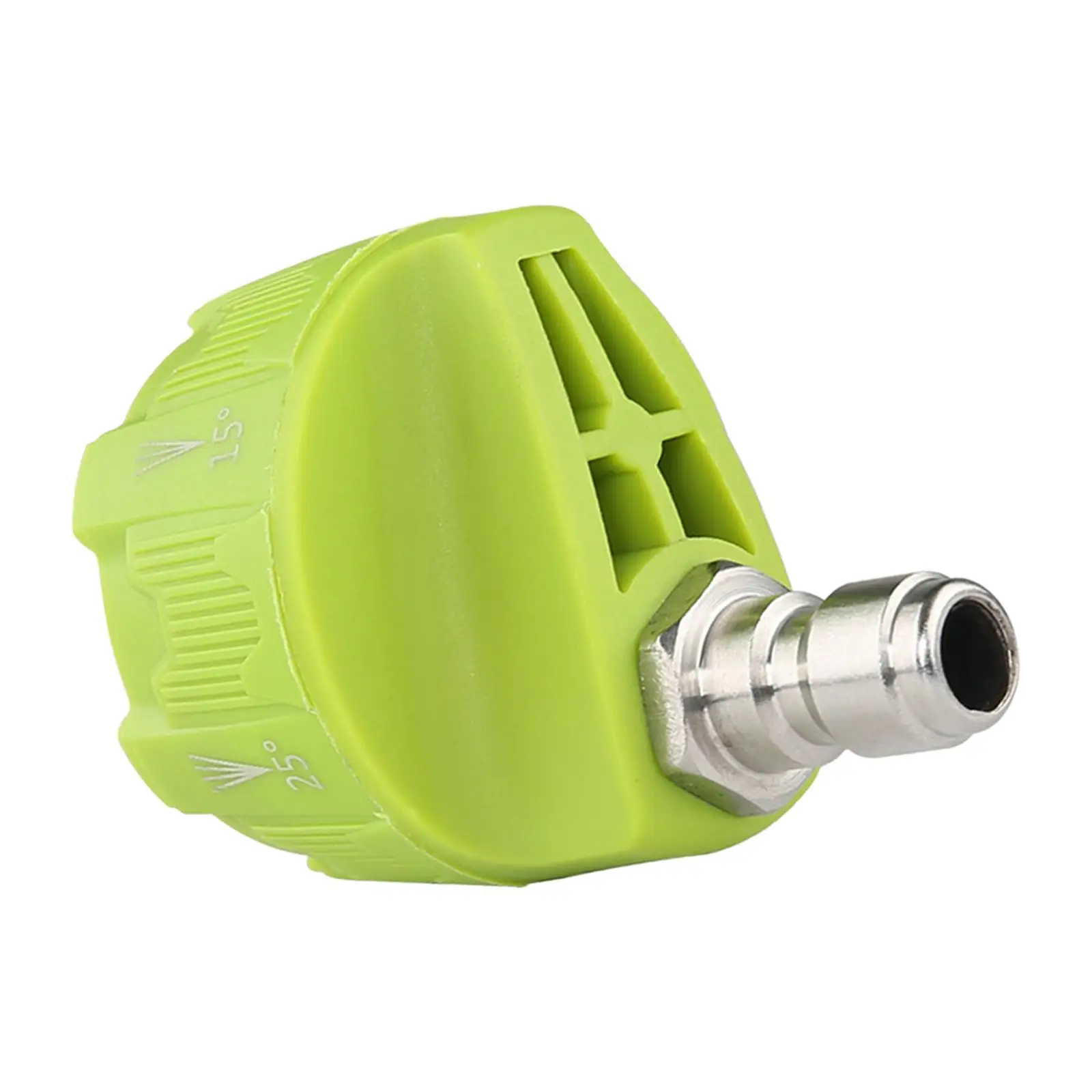 6 in 1 High Pressure Washer Nozzle Connect with 1/4 in Adapter Multi Degree Male Adapter Water Spray Parts for Gutter Cleaning