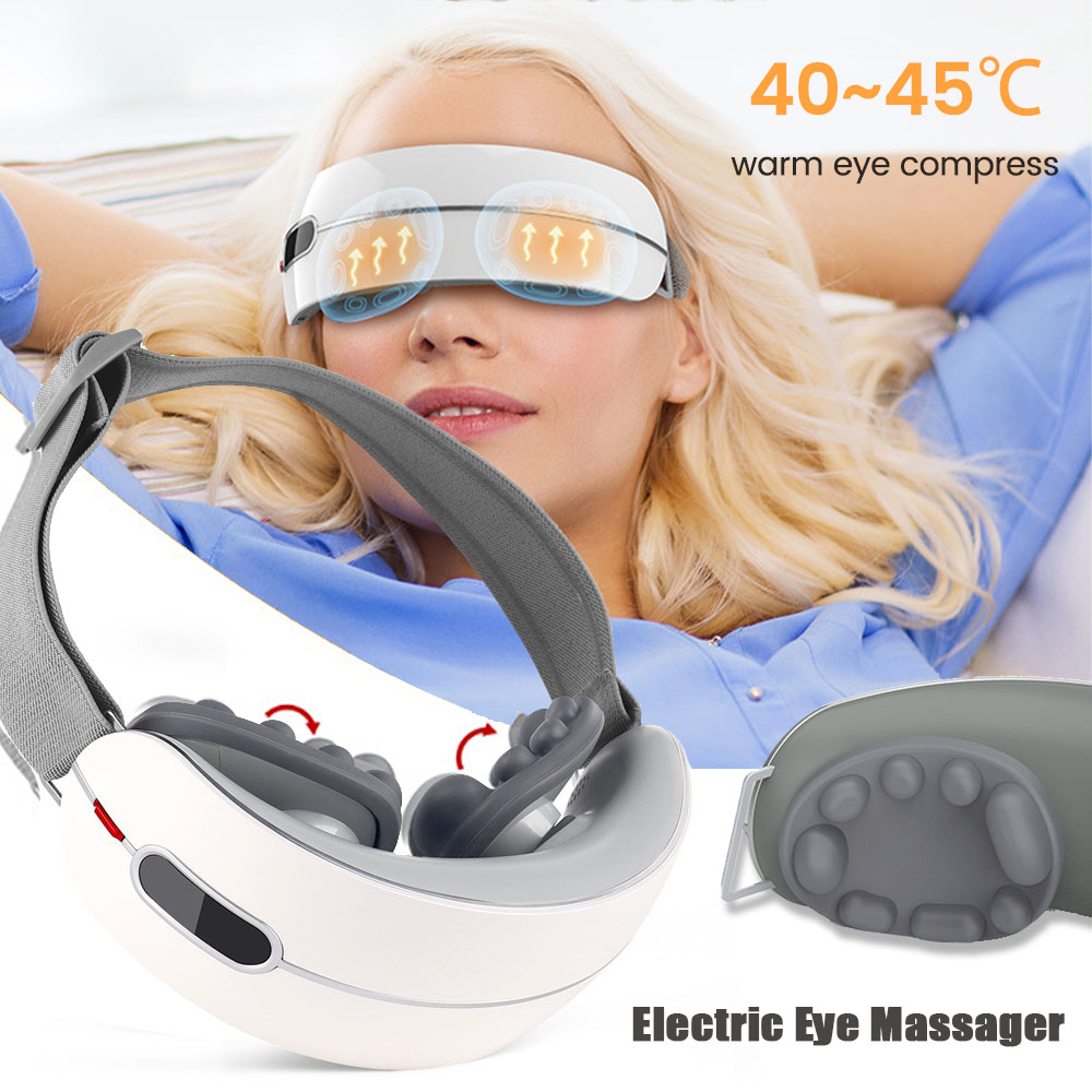 Best of Electric Eye Massager Smart Vibration Eye Therapy Glasses Sleep Masks With Hot Compress Bluetooth Fatigue Pouch Wrinkle Reviews & Tips