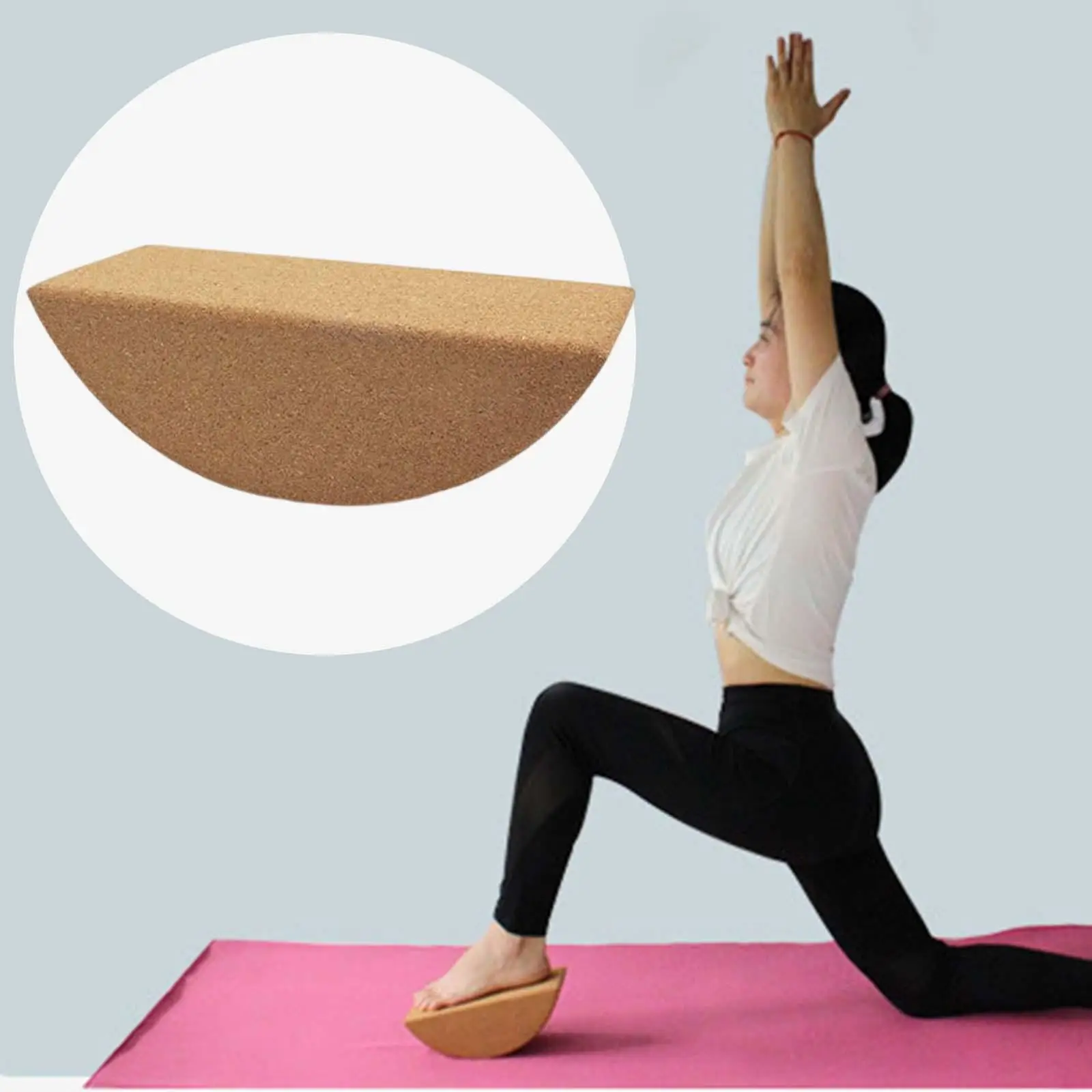 Yoga Blocks Balance Exercise Fitness Raise Block Non Slip Yoga Brick for Stretching