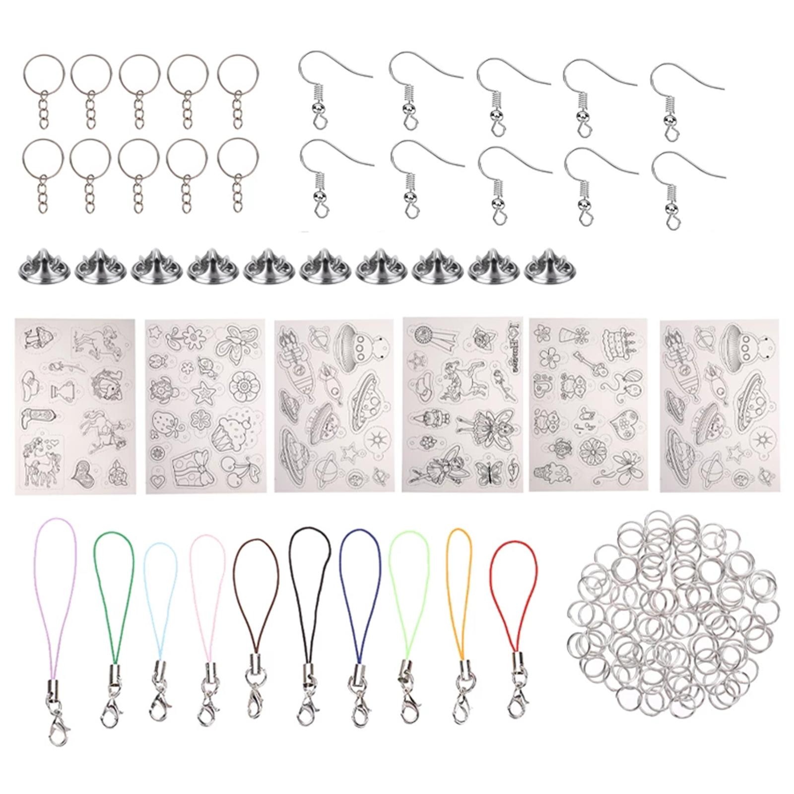Description Picture 6 of itemHeat Shrink Plastic Sheets Set Pack Paper Heat Shrink Sheets for Craft Embellishment Scrapbook Card Making
