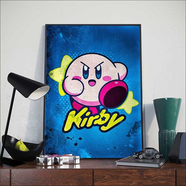 Kirby and Friends Art Print Poster -  Portugal