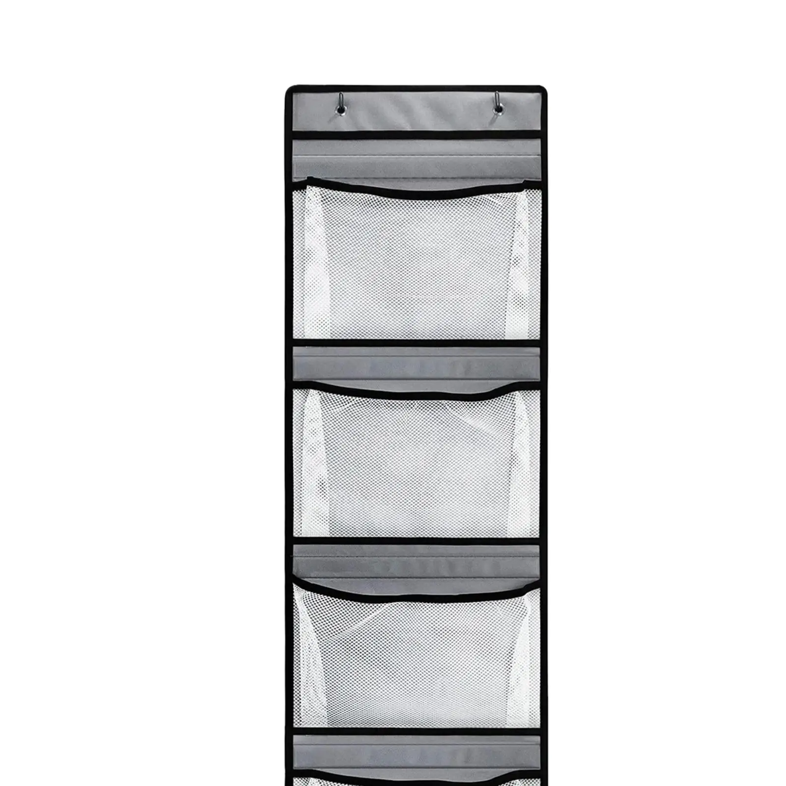 Hanging Storage Bag with 5 Clear Window Pocket over The Door Organizer for Clothes Toiletries Cosmetics Toys Lingerie