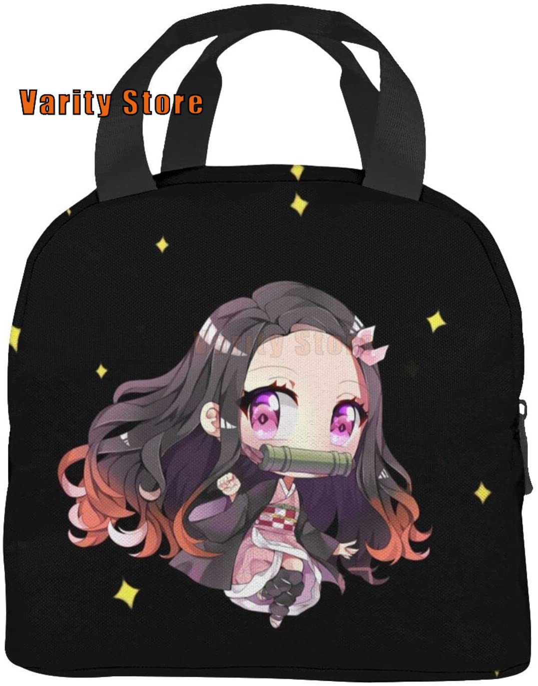 anime almoço bolsa tote refeição saco reutilizável isolado portátil anime lancheira para mulheres masculino menino menina trabalho piquenique tamanho