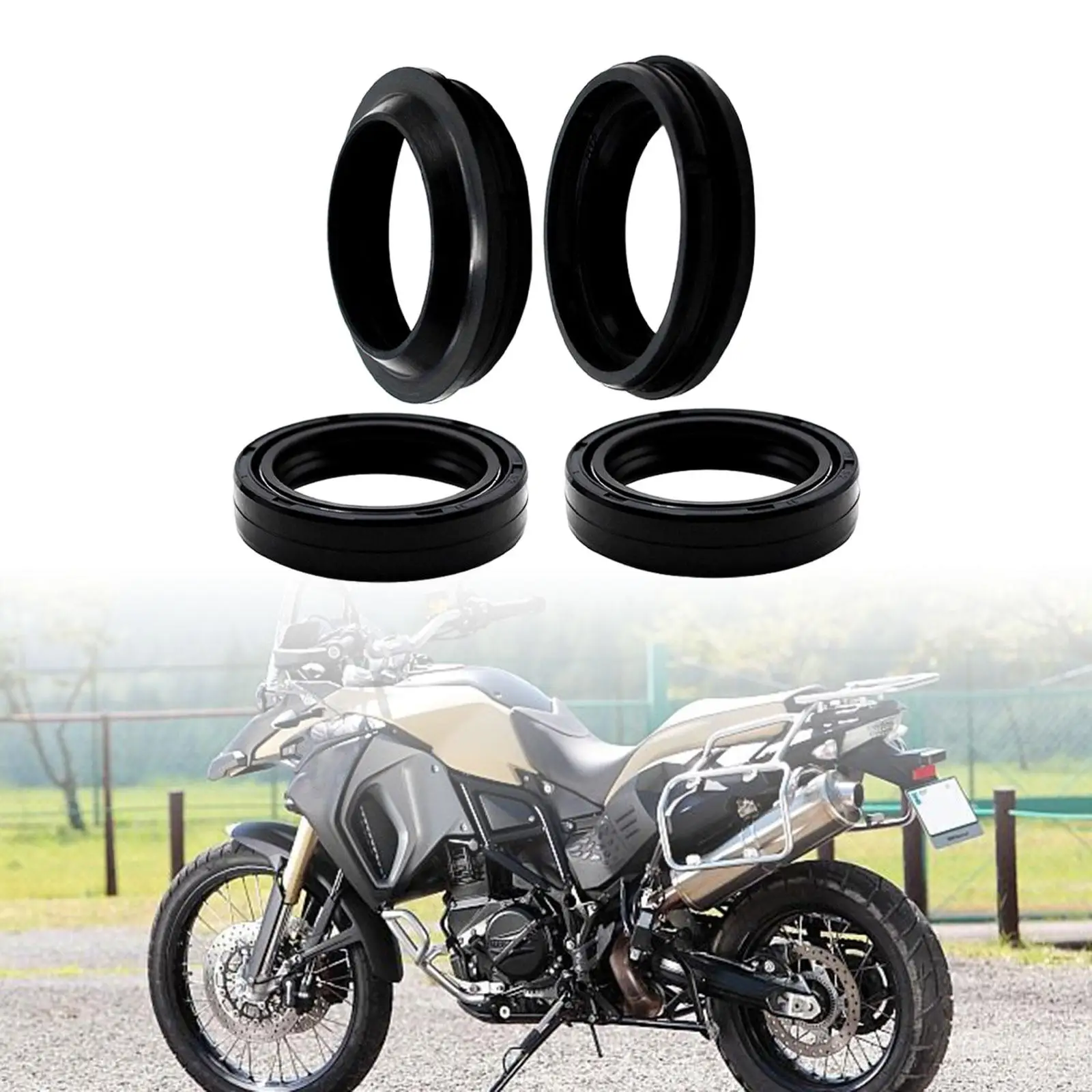 Front Fork Shock Oil Seal and Dust Seal Set for Cagiva Canyon 500