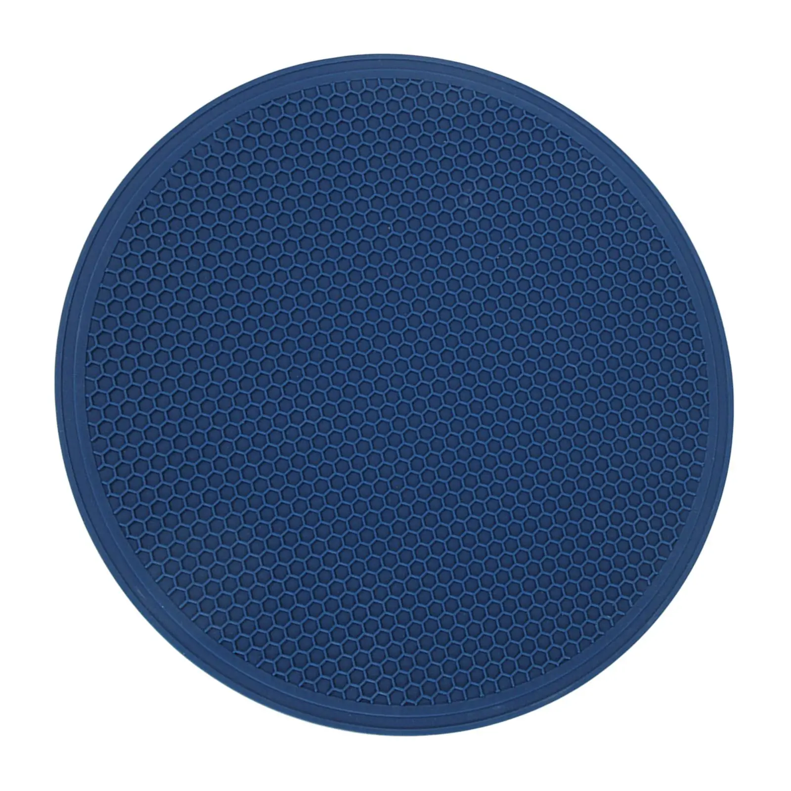 Heat Resistant Oven Mat Round Pot Holder Large Soft Place Mat 30cm Counter Drying Placemat for Bowls Dishes Plates
