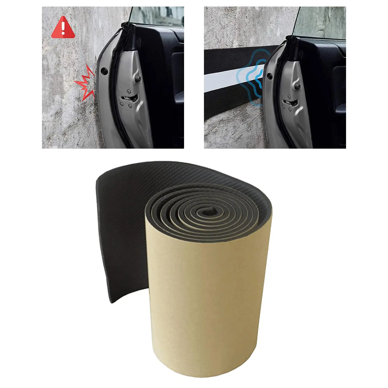 Garage Wall Protector, guard, Black, Self Adhesive, EVA Protect 200Cmx20Cmx0.4cm, Abrasion Resistant ,for Garages Car Park