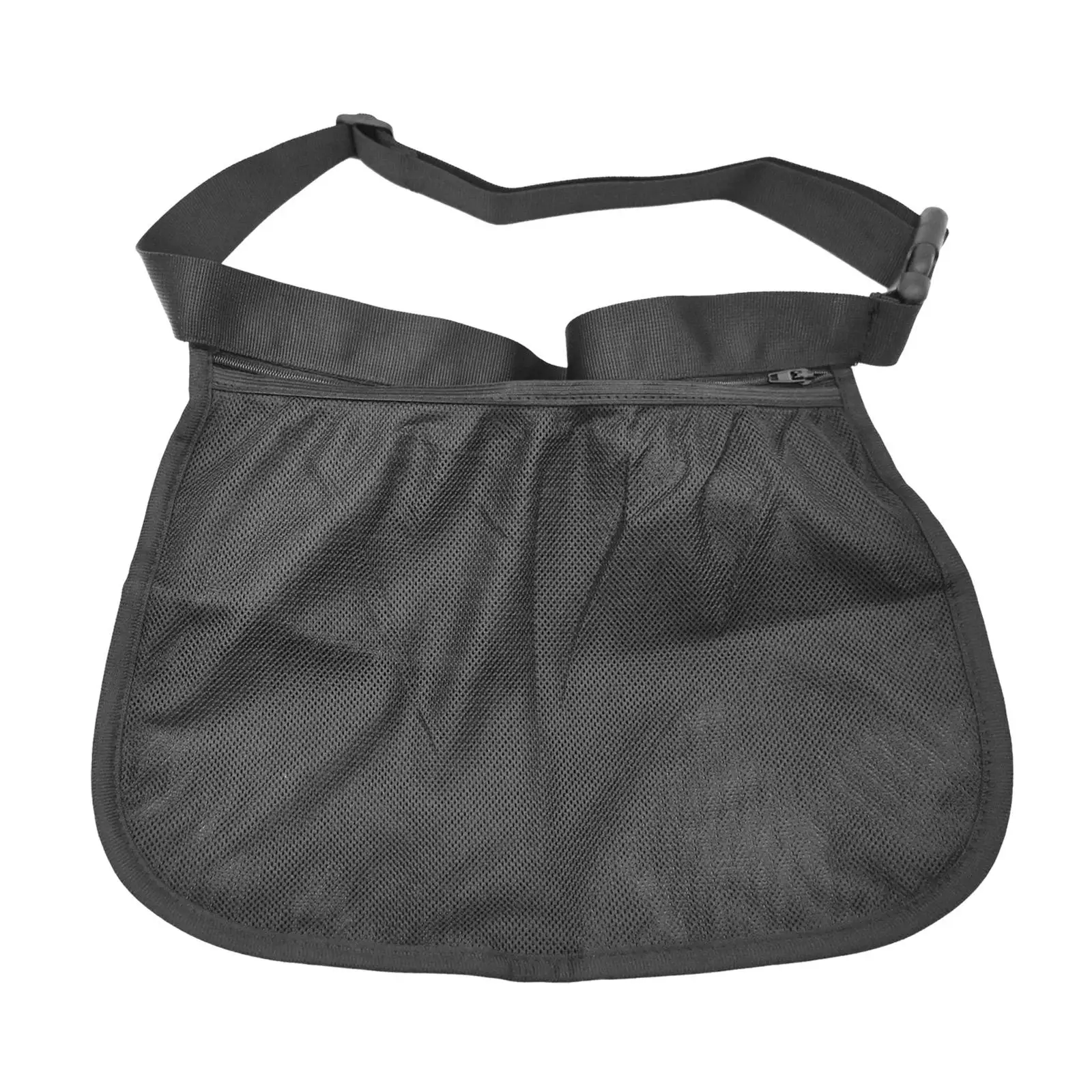 Black Tennis Ball Holder Waist Hip Bag Waist Pocket Outdoor Ball Storage Bag for Storing Balls and Phones Fitness Exercise