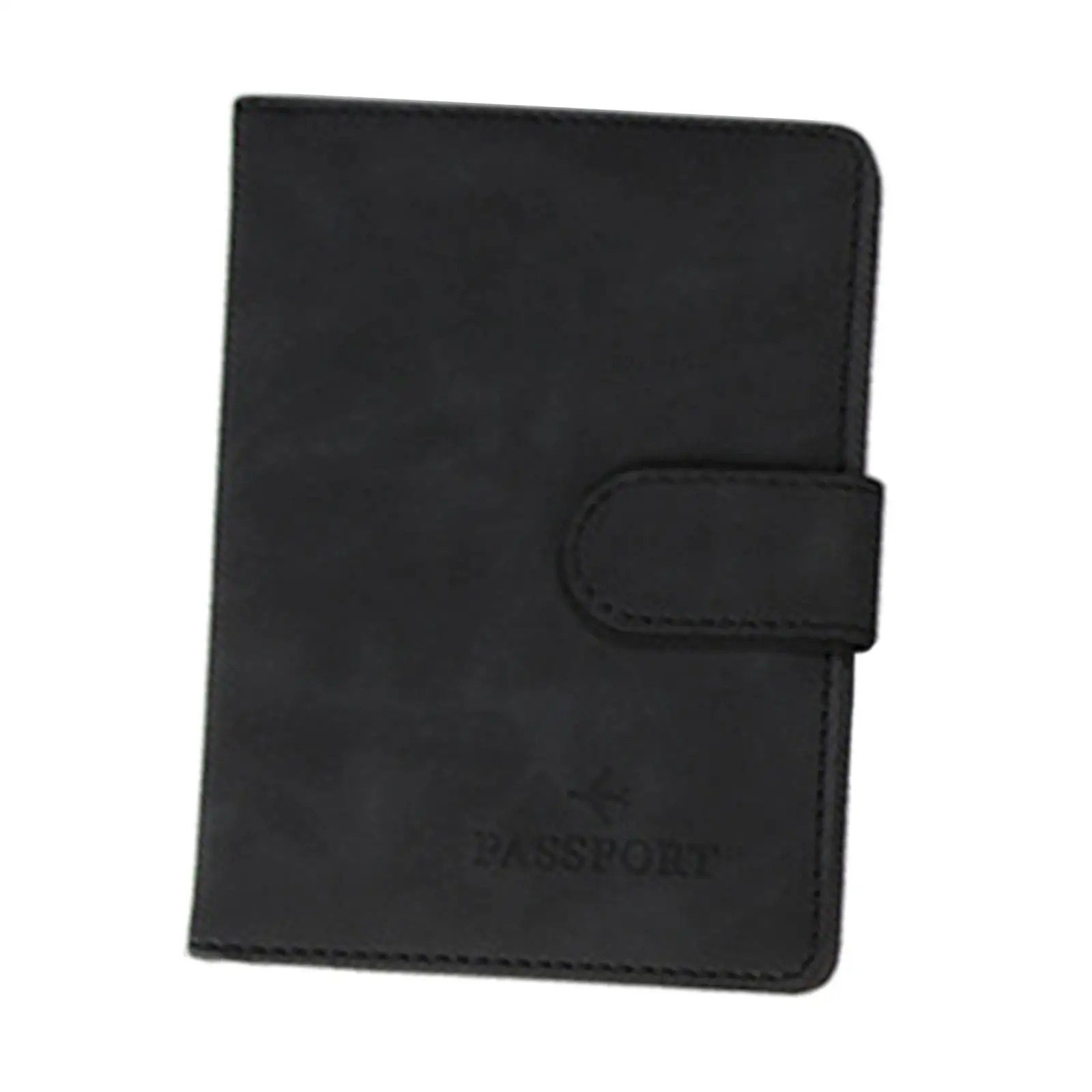 PU Leather Card Case Passport Cover Holder for Woman and Man Travel Family
