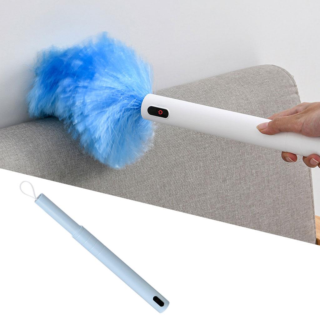 Electric Turn Duster, Practical, Extendable ,Cleaning Reusable ,Scalable Brush for fan Kitchen Bathroom Cars