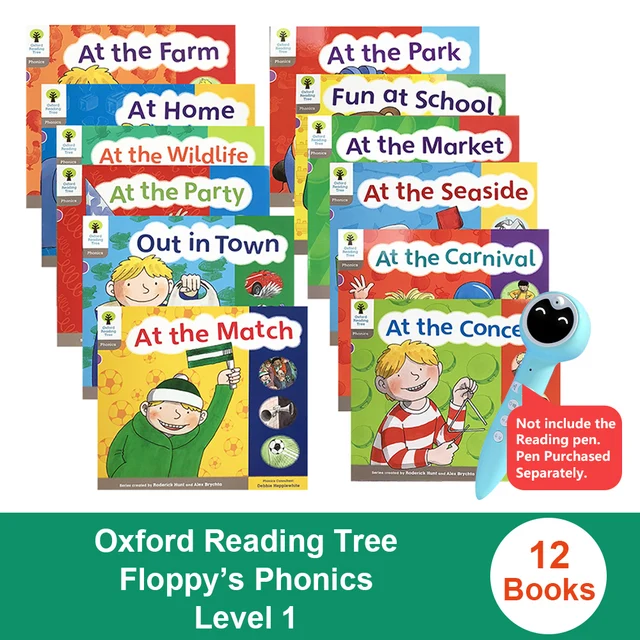 Montessori Oxford Reading Tree Biff Chip & Kipper English Learning Story  Picture Books Phonics Child Educational Toys Kids Gifts